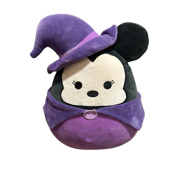 2021 Disney Squishmallows Minnie Mouse Witch Plush 12" Stuffed Toy - Picture 1 of 9